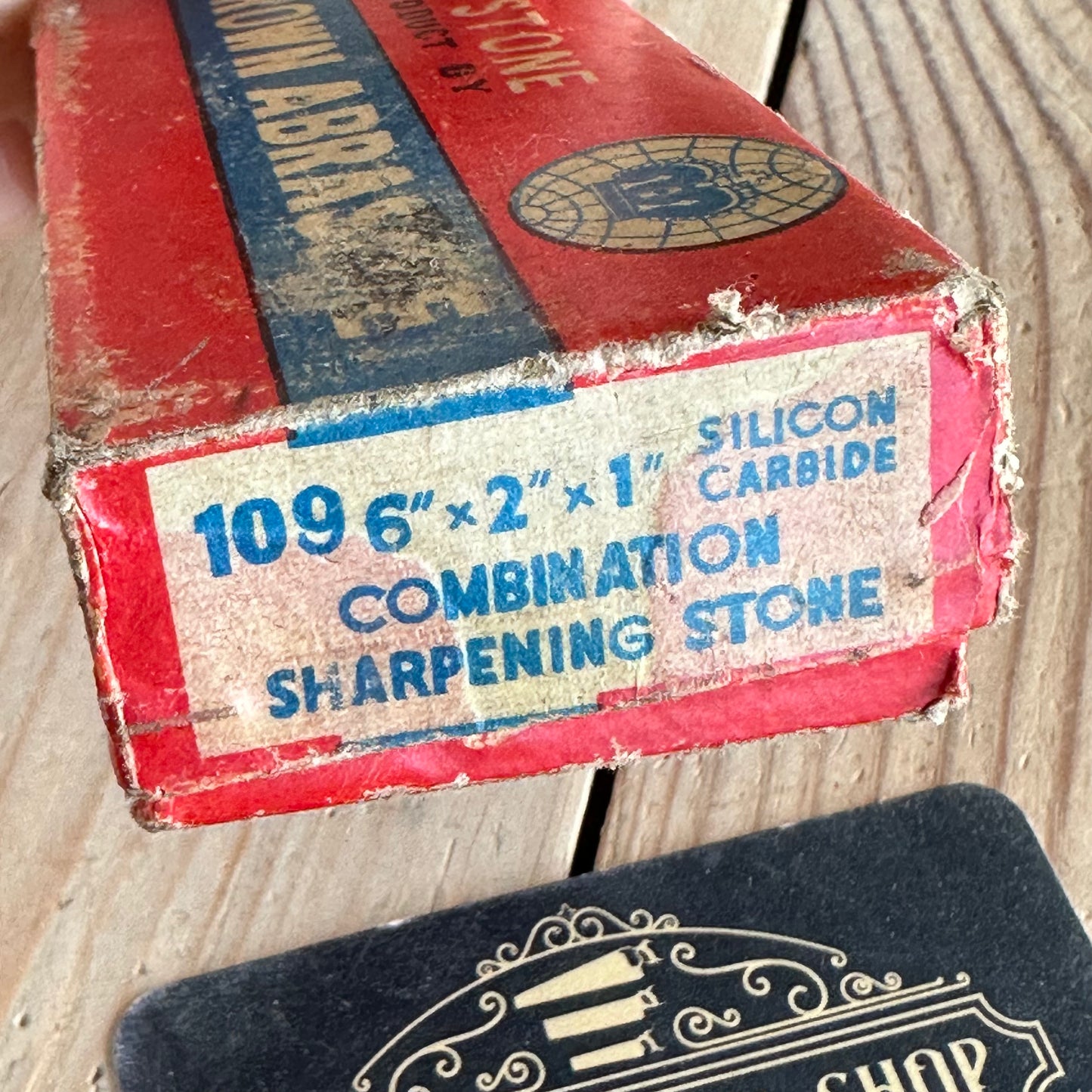 A372 Vintage SILICON CARBIDE Osaka Seito Japanese Sharpening STONE IOB