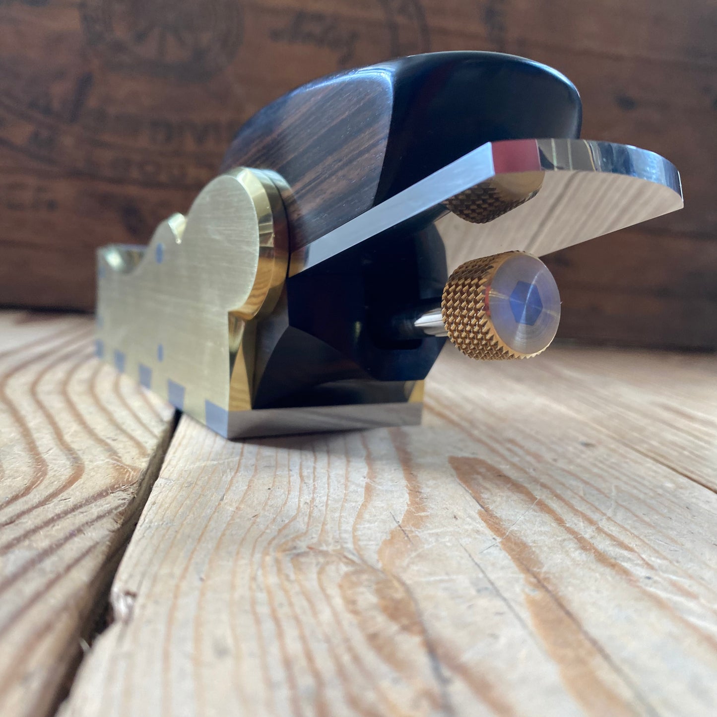 INCREDIBLE! Contemporary PETER WEBB Melbourne Norris A28 INFILL PLANE with HAWAIIAN EBONY