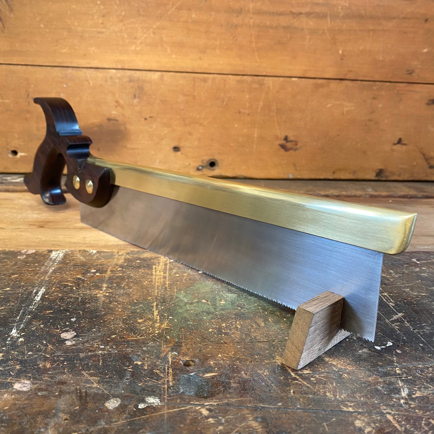 VHS13 Heritage SAWS Custom 12” FITZROY model 15ppi RIP DOVETAIL SAW with Indian Rosewood handle