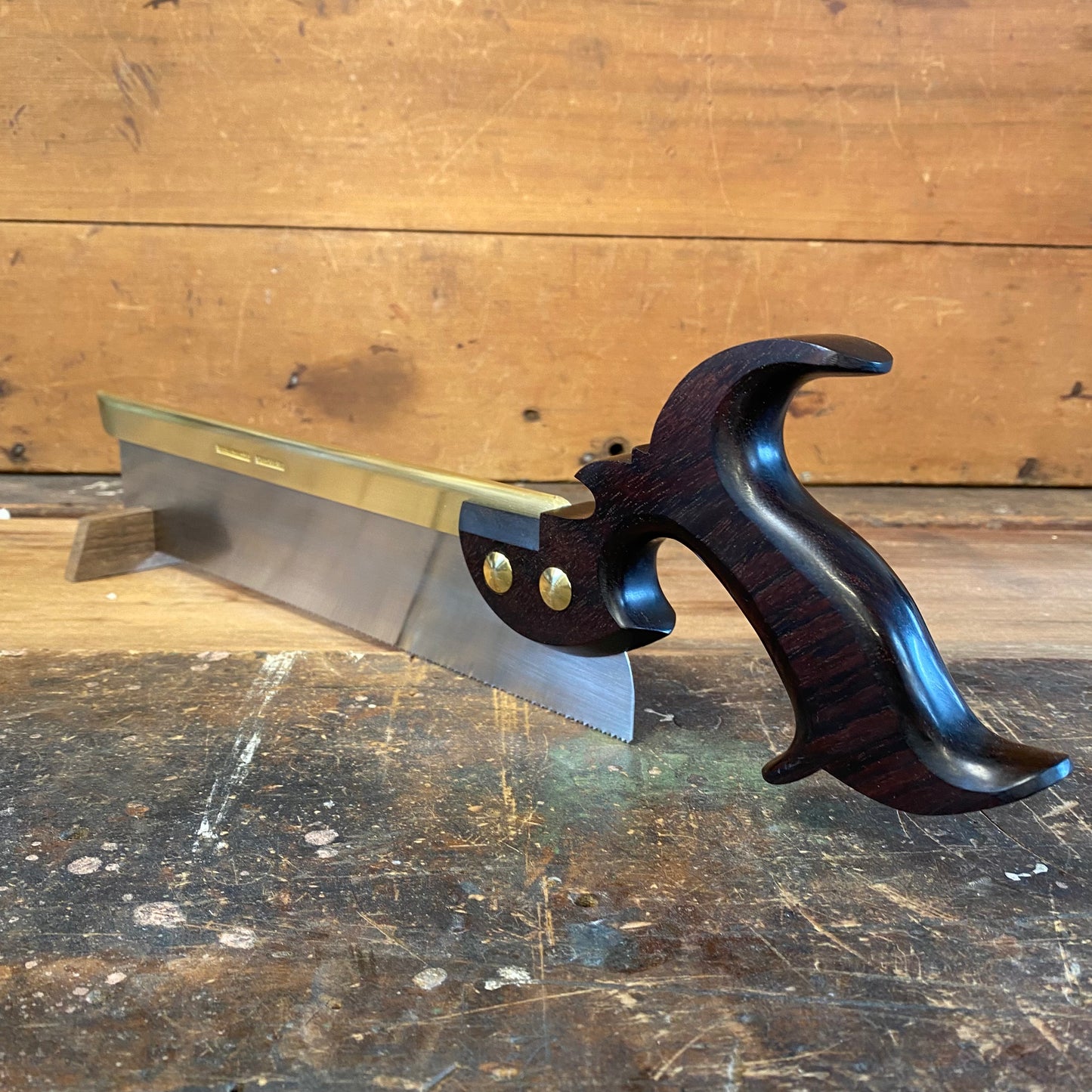 VHS13 Heritage SAWS Custom 12” FITZROY model 15ppi RIP DOVETAIL SAW with Indian Rosewood handle