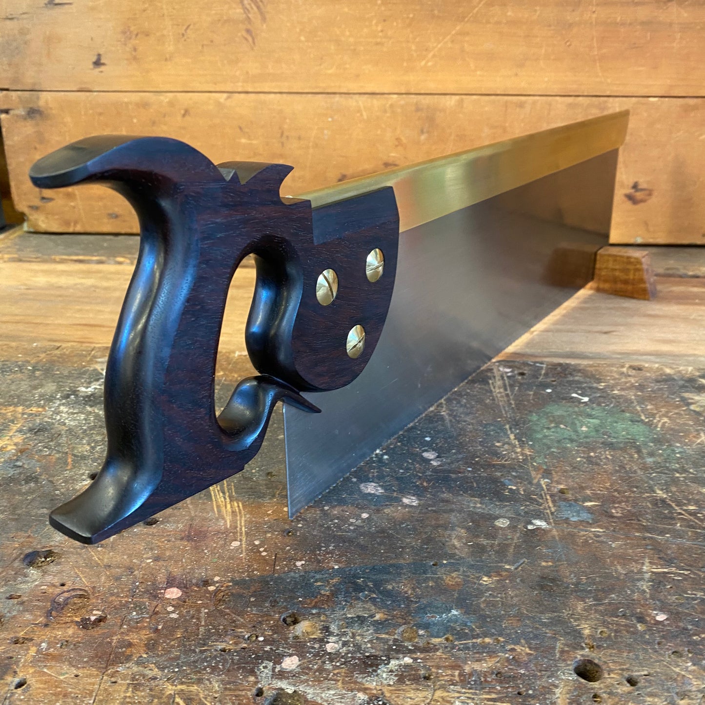 VHS17 BEAST! HERITAGE SAWS Melbourne 18” RICHMOND 10ppi Crosscut Miter SAW with an INDIAN ROSEWOOD handle