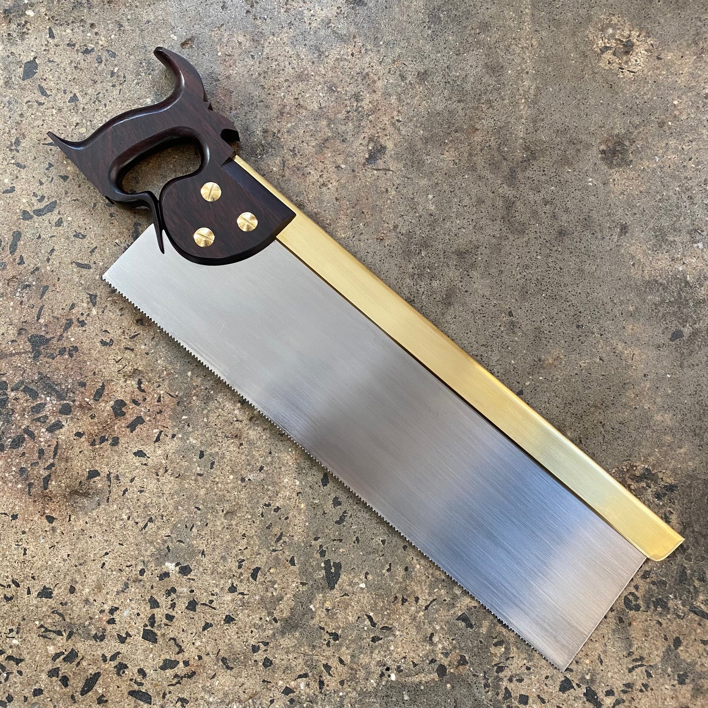 VHS17 BEAST! HERITAGE SAWS Melbourne 18” RICHMOND 10ppi Crosscut Miter SAW with an INDIAN ROSEWOOD handle