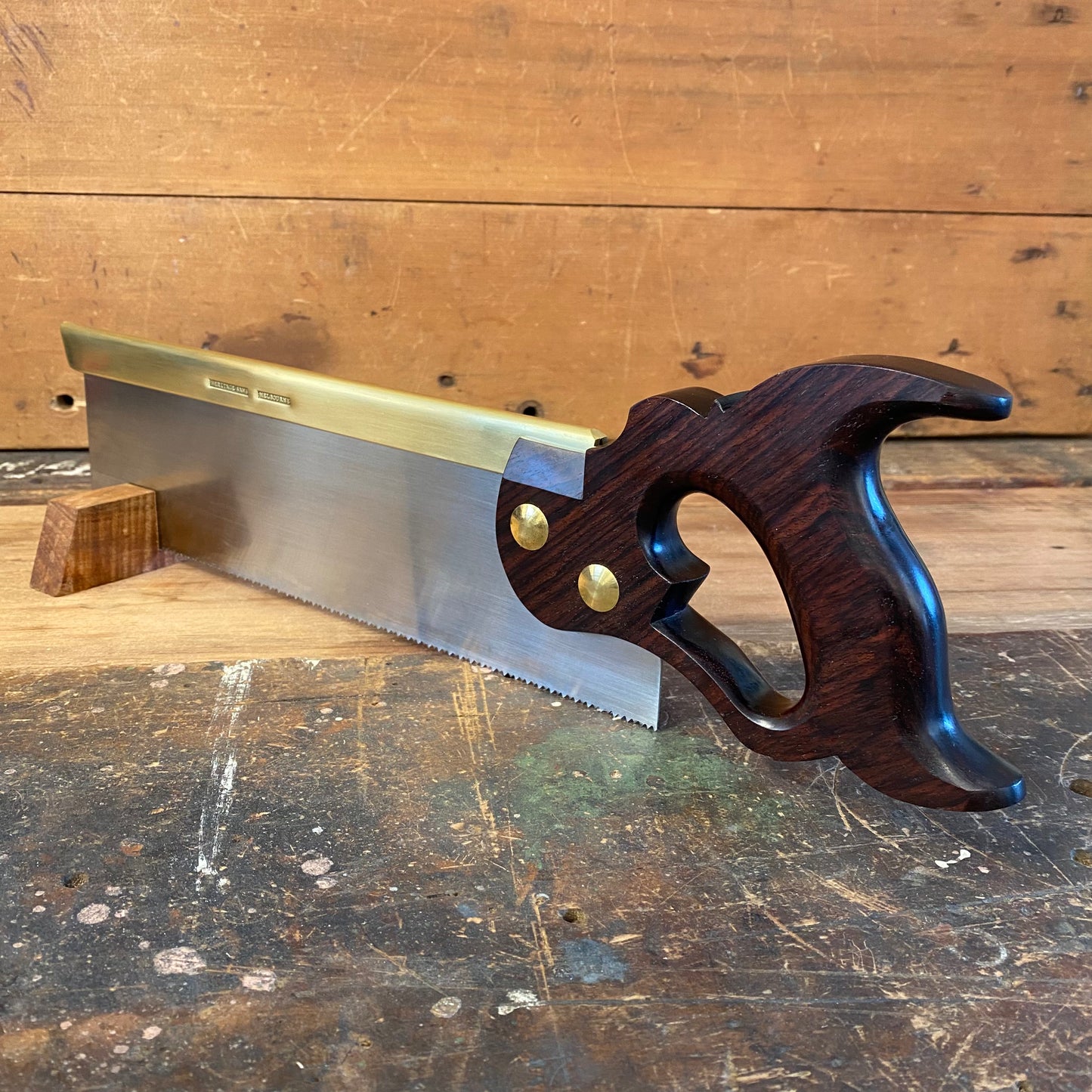 VHS18 HERITAGE SAWS Melbourne 12” KINGSTON 11ppi XCUT Carcass SAW with an INDIAN ROSEWOOD handle
