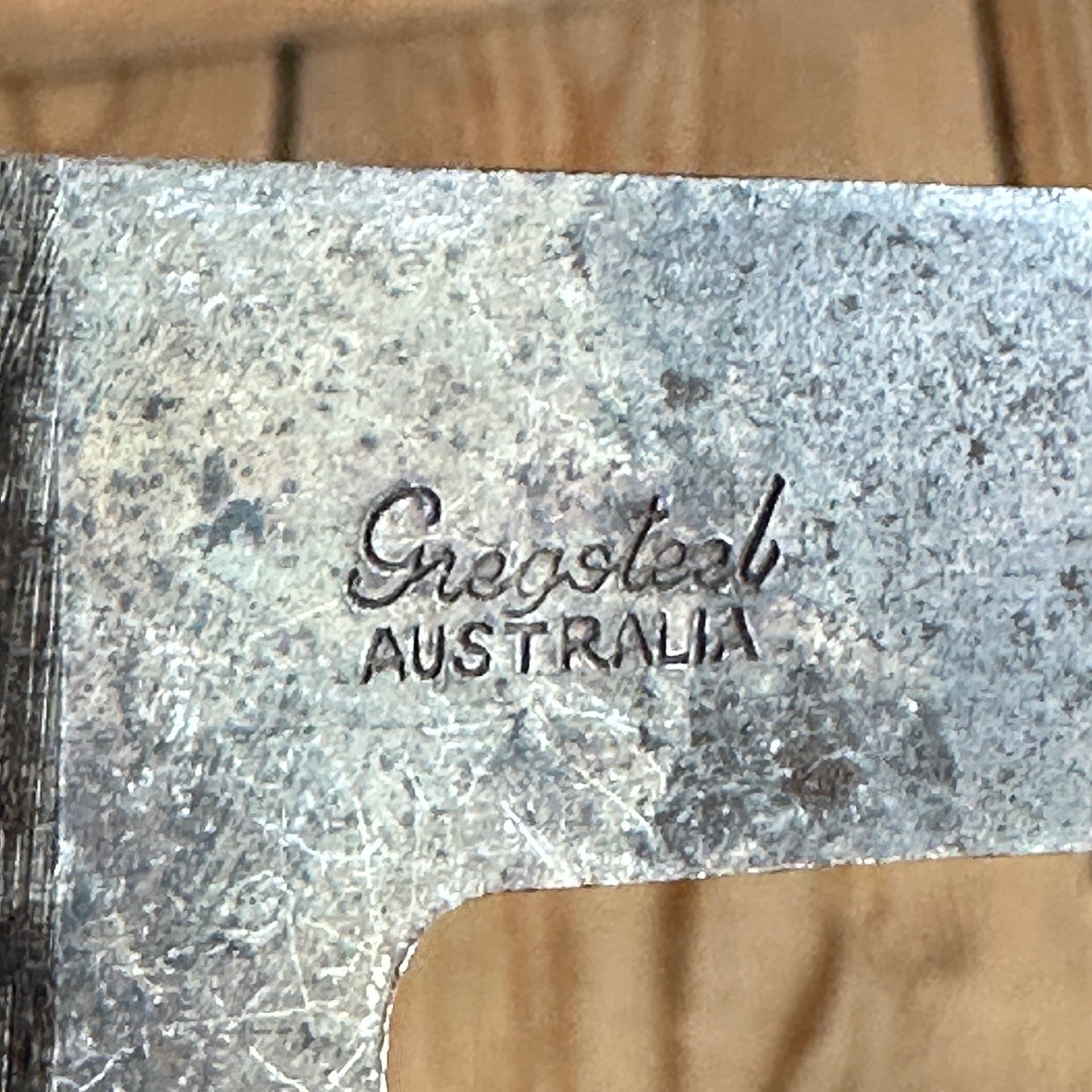 SOLD H801 Vintage Scarce WOODSTOCK Gregsteel Australia CONVEX SPOKESHAVE