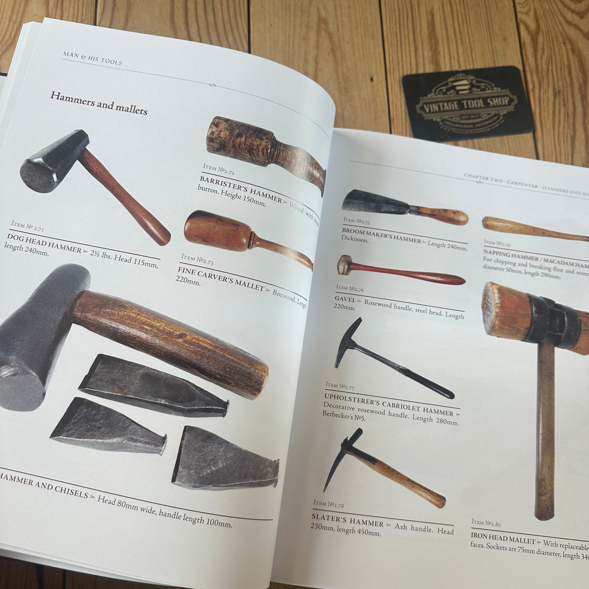 C7 NEW & INCREDIBLE! Signed MAN AND HIS TOOLS 2026 a tool collectors BOOK by Gil Rogers