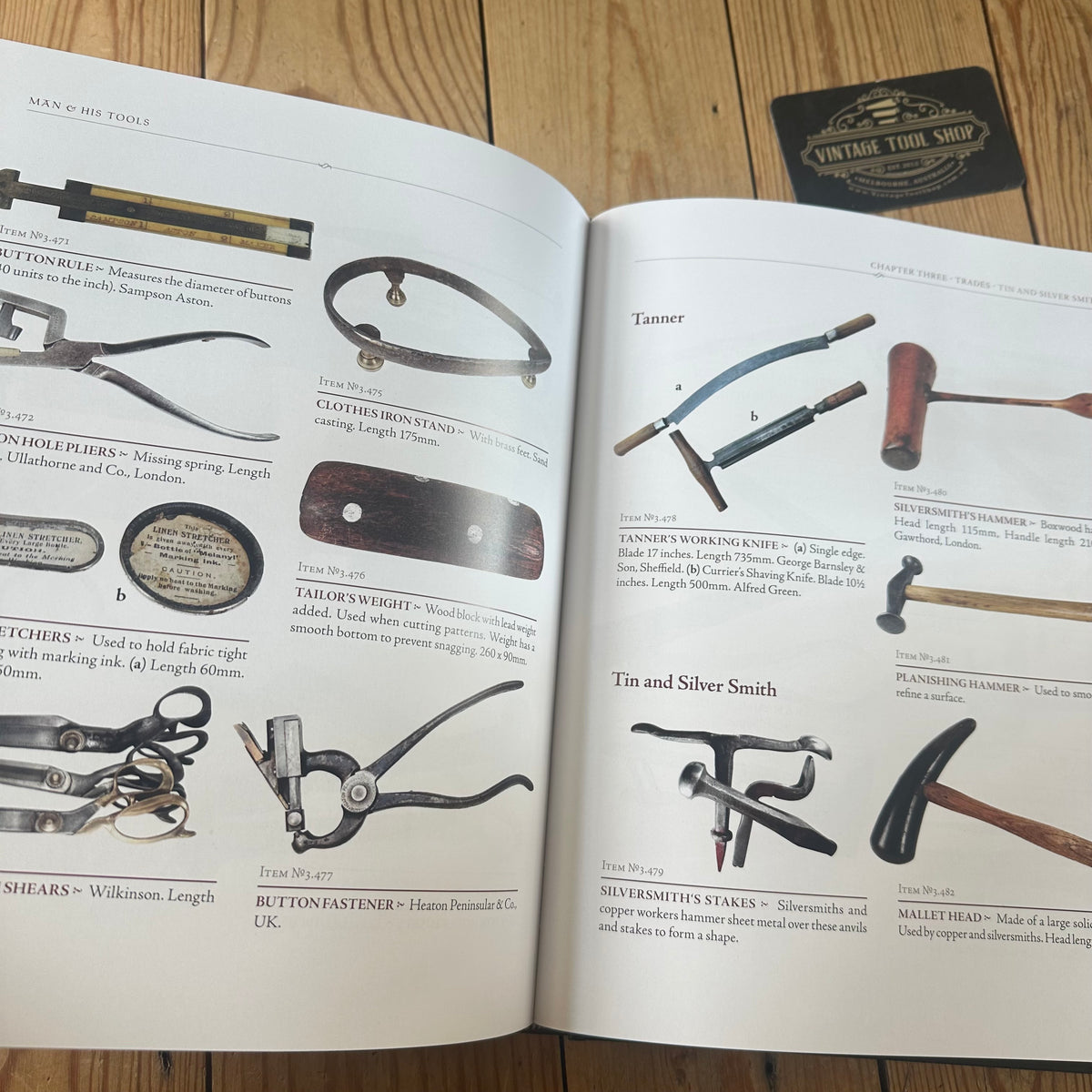 C7 NEW & INCREDIBLE! Signed MAN AND HIS TOOLS 2026 a tool collectors BOOK by Gil Rogers