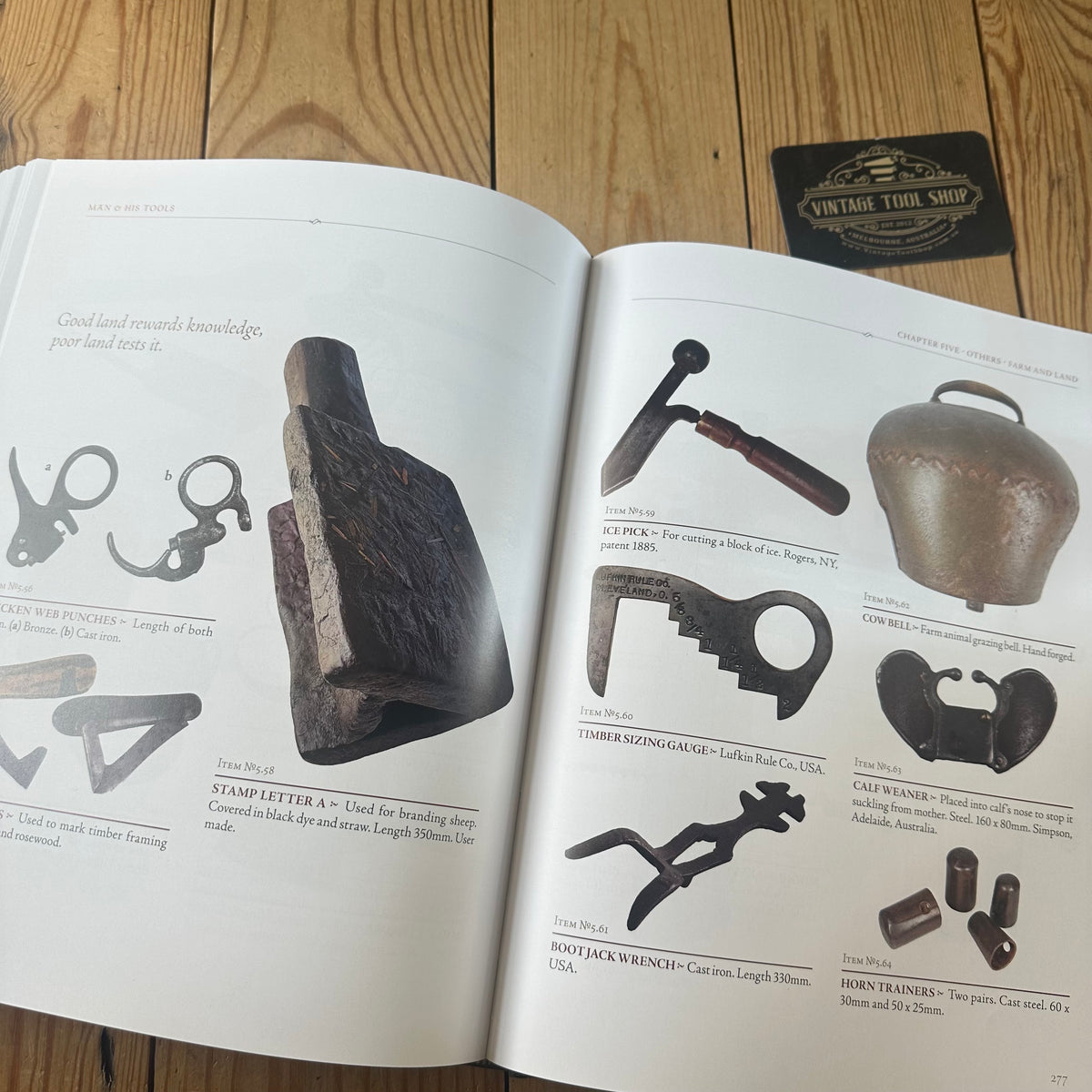 C7 NEW & INCREDIBLE! Signed MAN AND HIS TOOLS 2026 a tool collectors BOOK by Gil Rogers