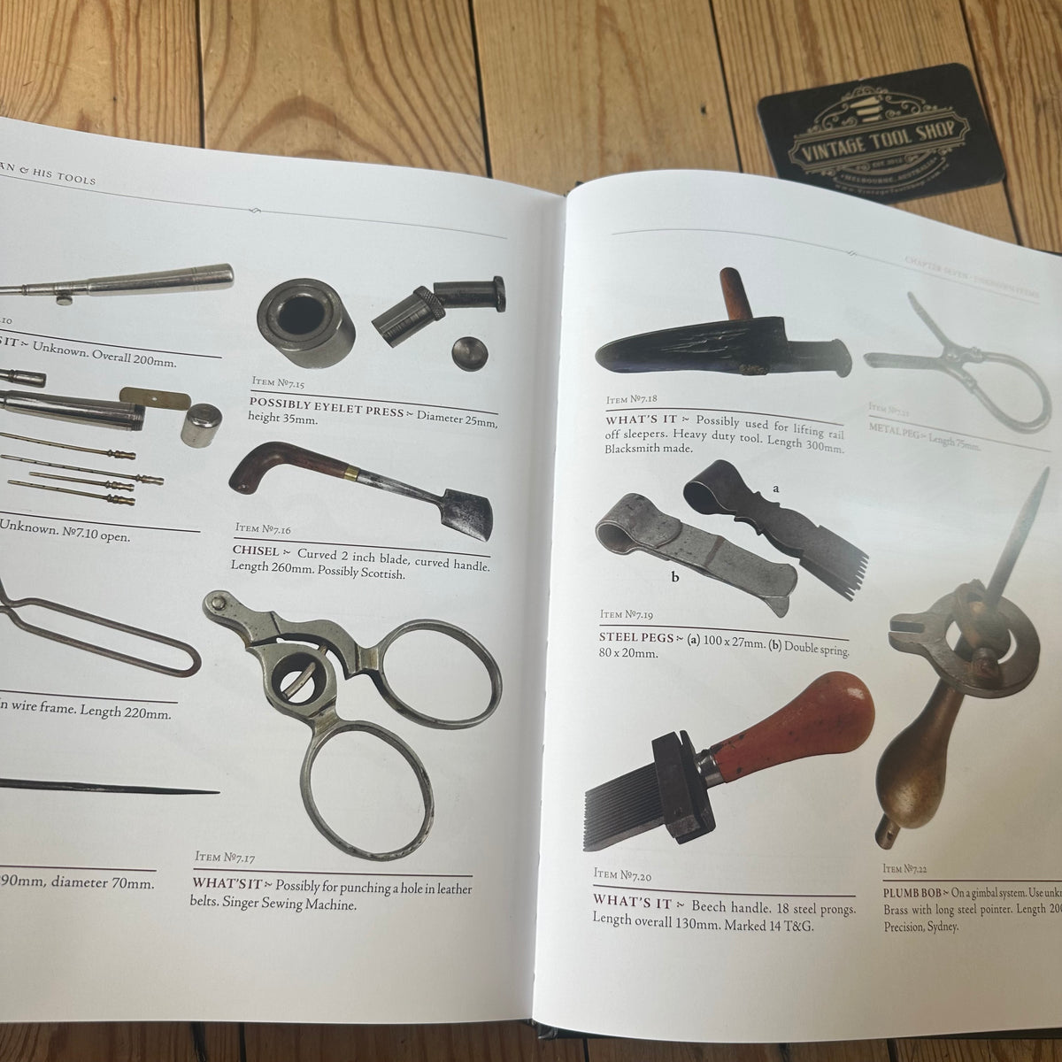 C7 NEW & INCREDIBLE! Signed MAN AND HIS TOOLS 2026 a tool collectors BOOK by Gil Rogers