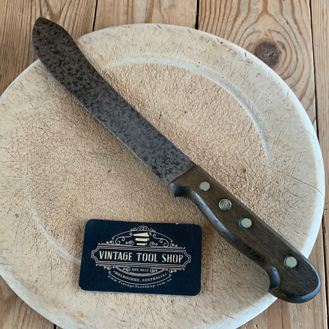 SOLD H196 Vintage Heinrich BÖKER Solingen Germany CARBON steel Butchers Skinning KNIFE