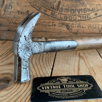 D843 Vintage STRAPPED Carpenters Claw HAMMER
