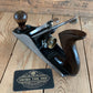 SOLD H309 Vintage STANLEY England No.4 smoothing PLANE IOB