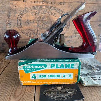 SOLD Vintage TURNER Australia No.4 smoothing PLANE IOB