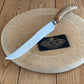 SOLD T9108 Vintage SHEFFIELD England carving knife with STAG HANDLE kitchen knives
