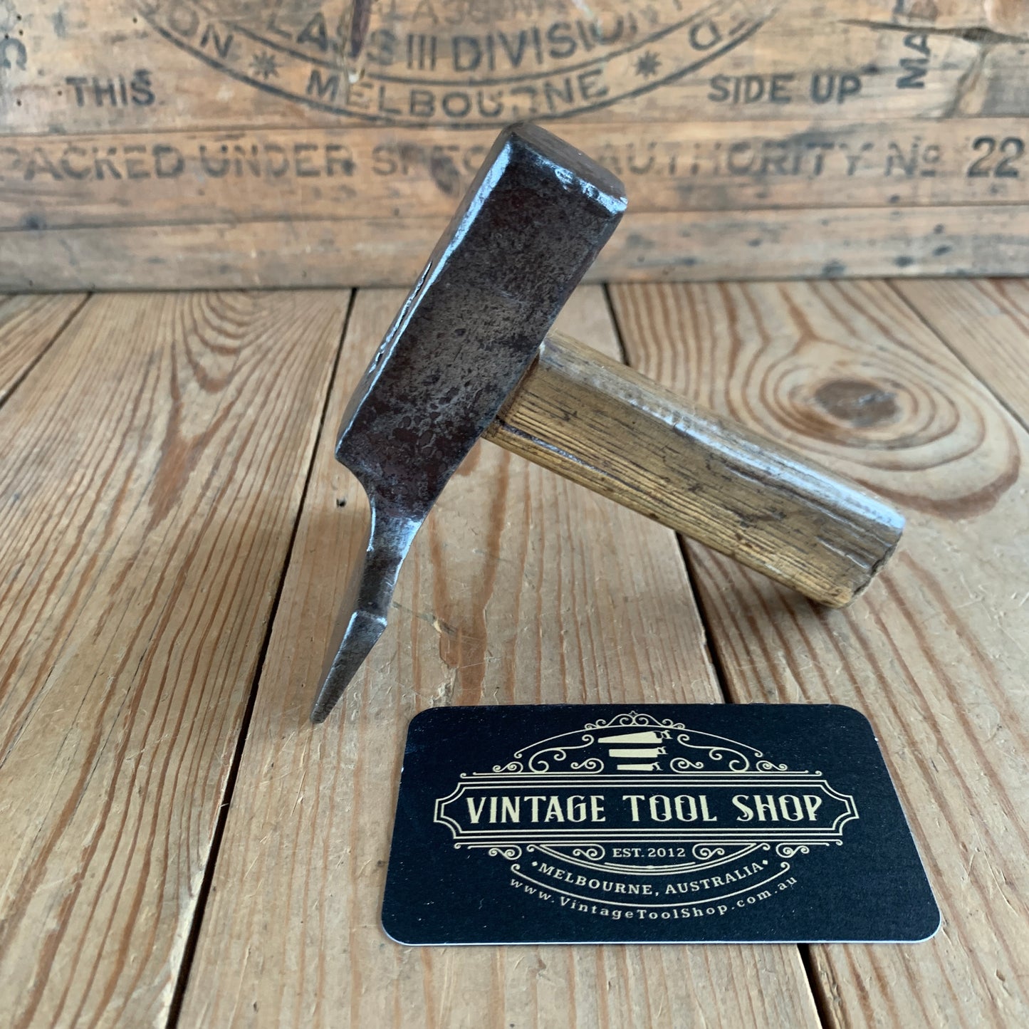 SOLD D1091 Antique VENEER HAMMER Ex Laurent Adamowicz Collection