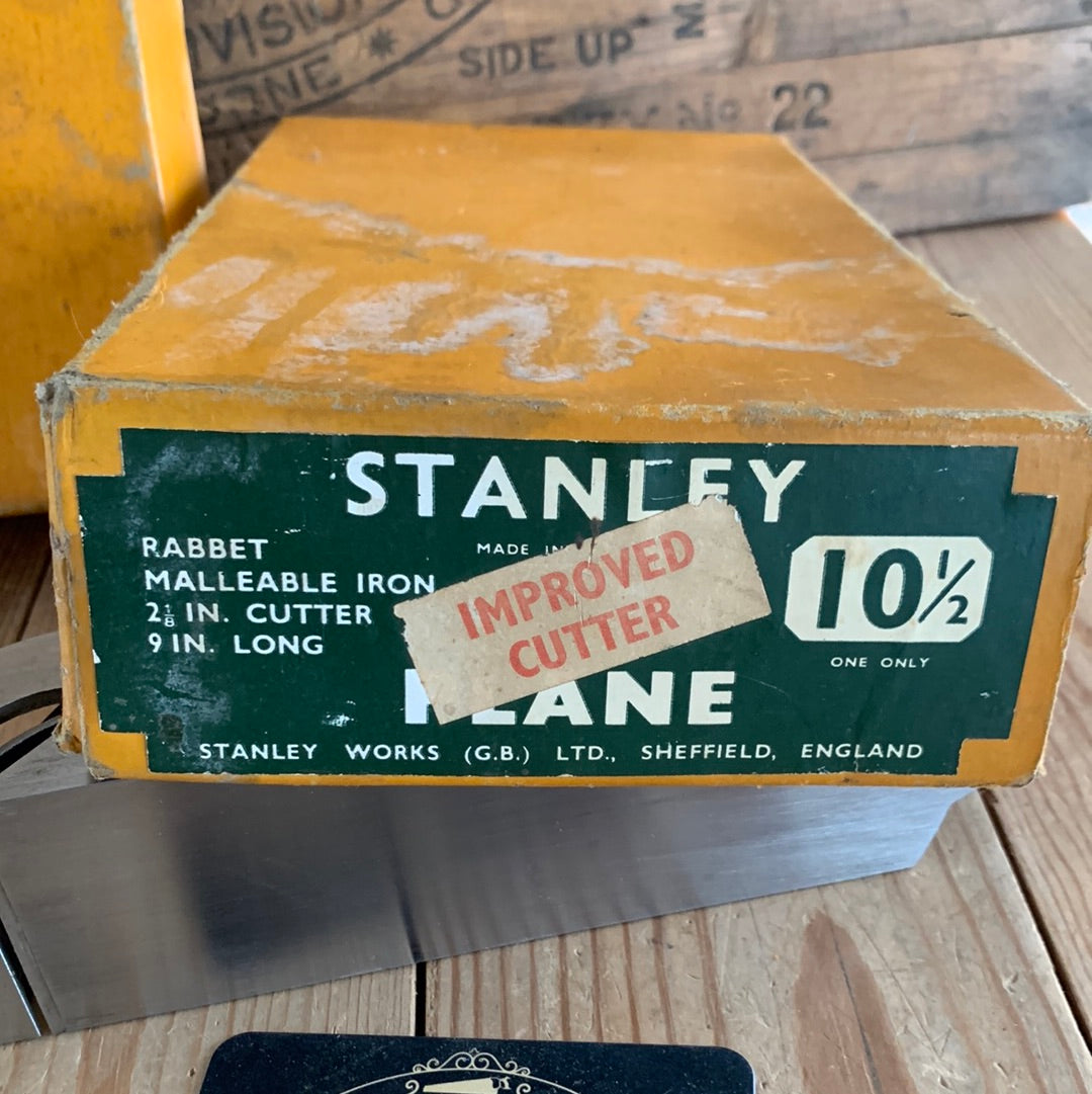 SOLD H547 Vintage STANLEY 10 & 1/2 Rabbet Rebate PLANE IOB