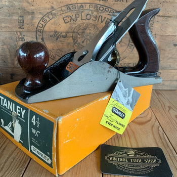 SOLD H427 Vintage STANLEY Australia No.4 1/2 PLANE IOB