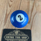 TR93 Repurposed Blue No.2 POOL BALL awl by Tony Ralph