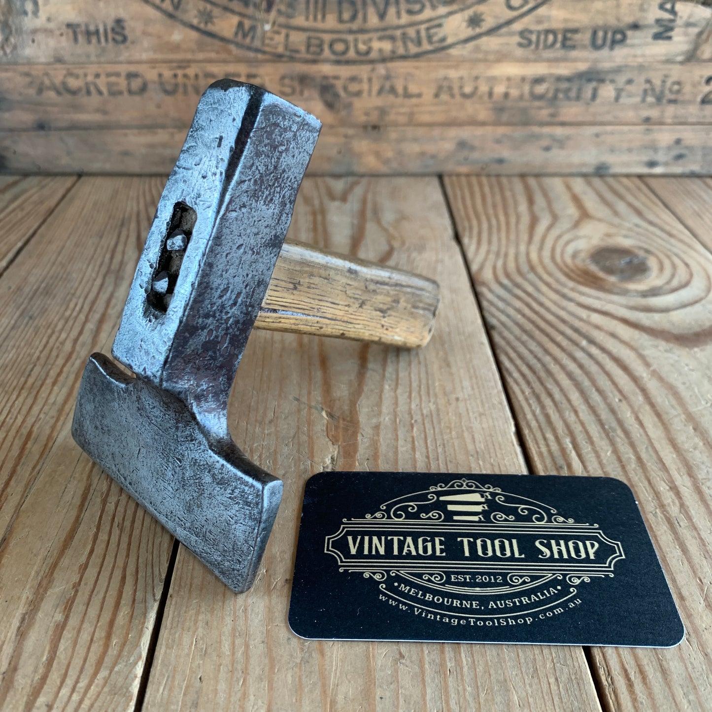 SOLD D1091 Antique VENEER HAMMER Ex Laurent Adamowicz Collection