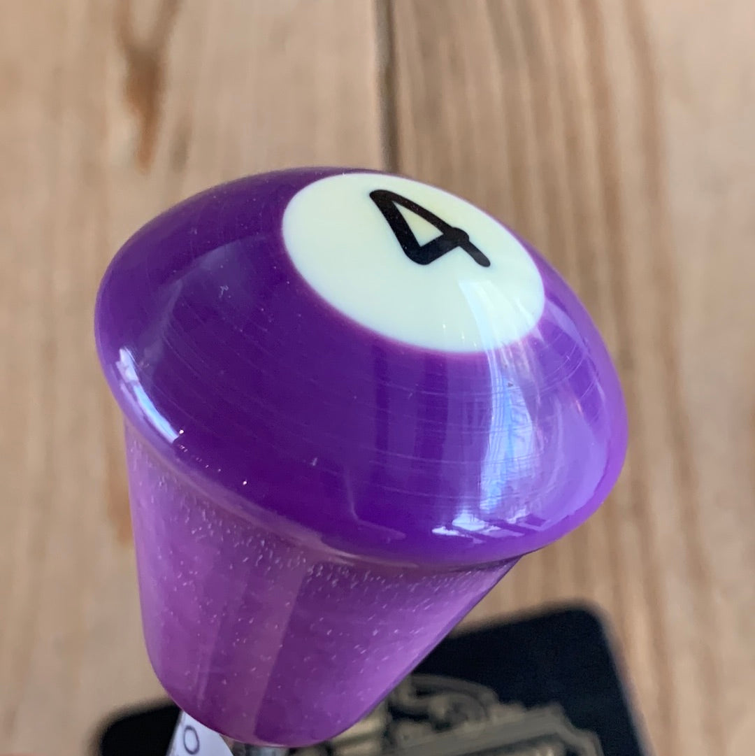 TR72 Repurposed Purple No.4 POOL BALL AWL by Tony Ralph