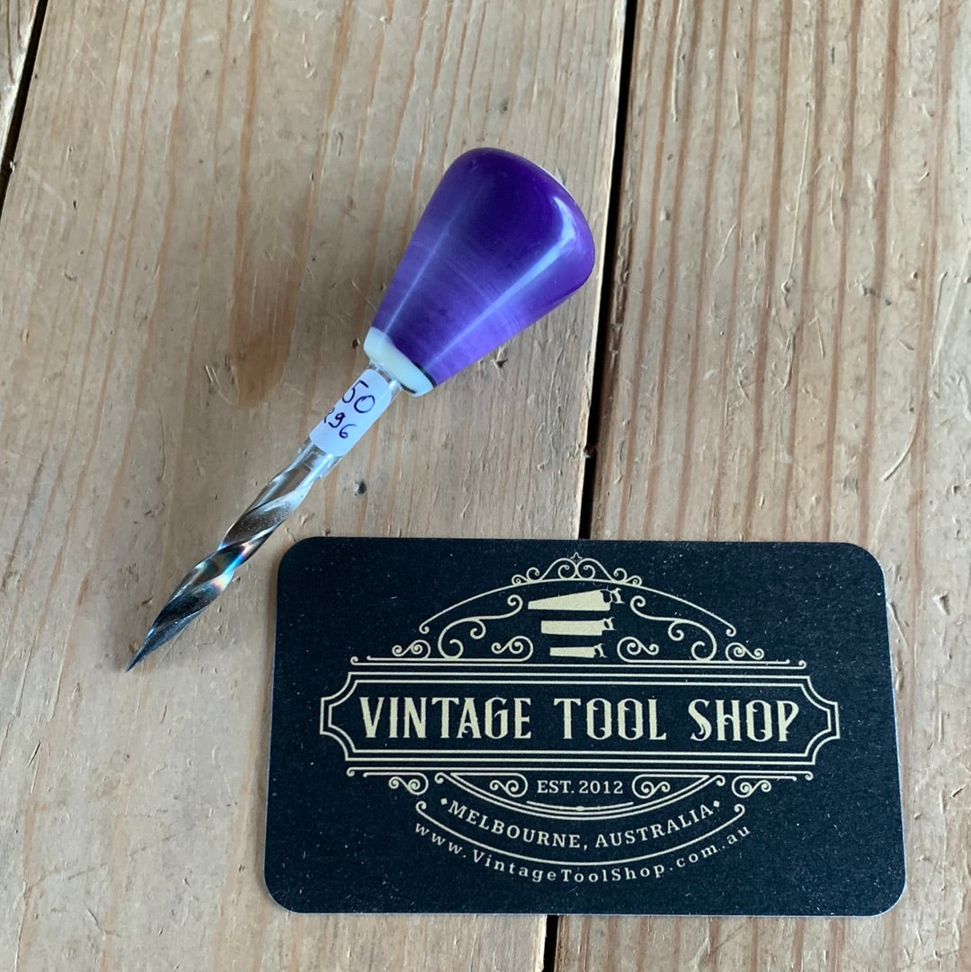 TR96 Repurposed Purple No.4 POOL BALL AWL by Tony Ralph