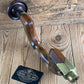 SOLD H499 Antique MARPLES HIBERNIA Sheffield England BEECH Brass Plated wooden BRACE