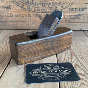 SOLD D968 Vintage small LIGNUM VITAE Wooden PLANE