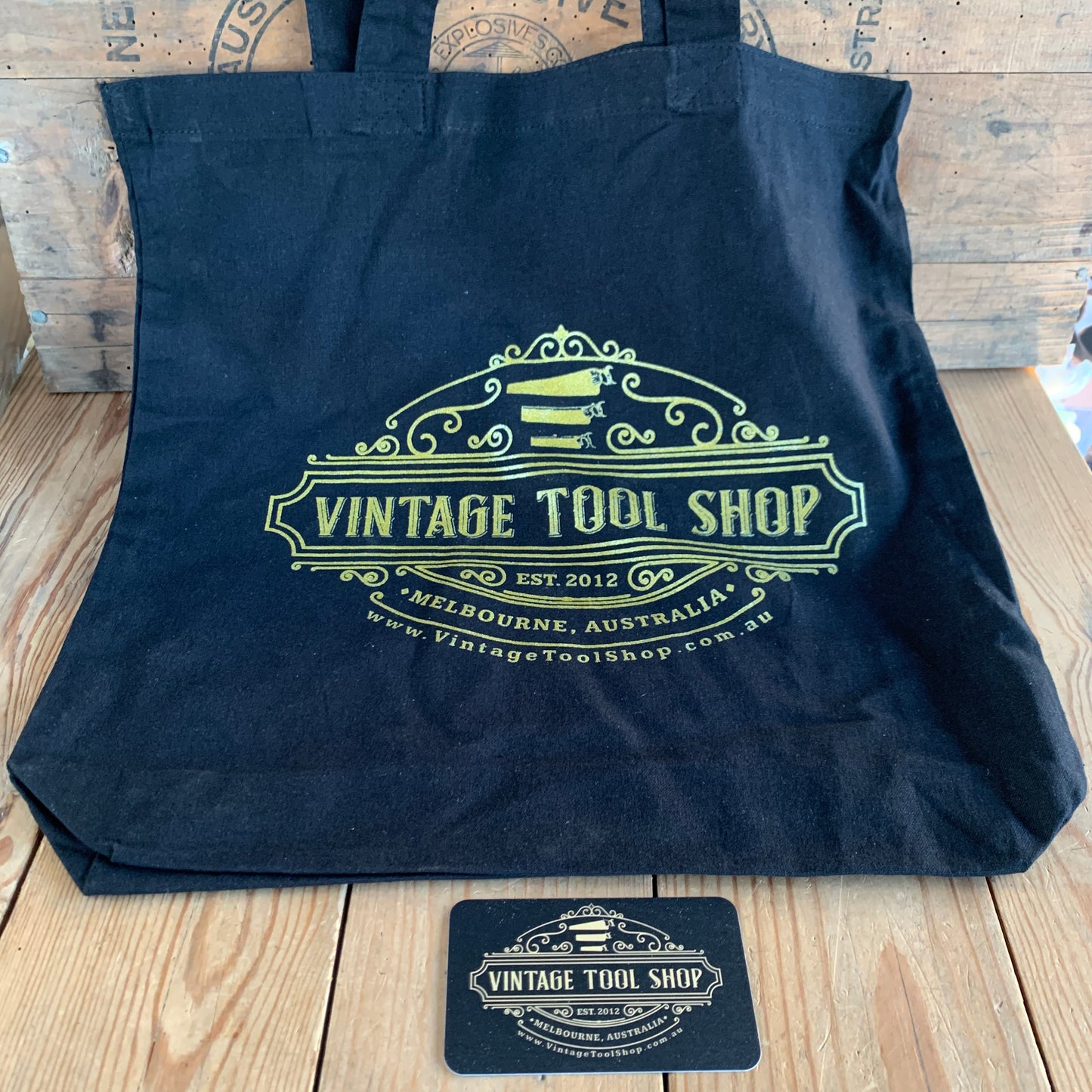 NEW! Vintage Tool Shop’s TOTE BAGS Printed in Melbourne 100% cotton