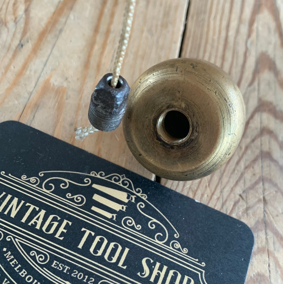 D710 Vintage Hand Made brass PLUMB BOB