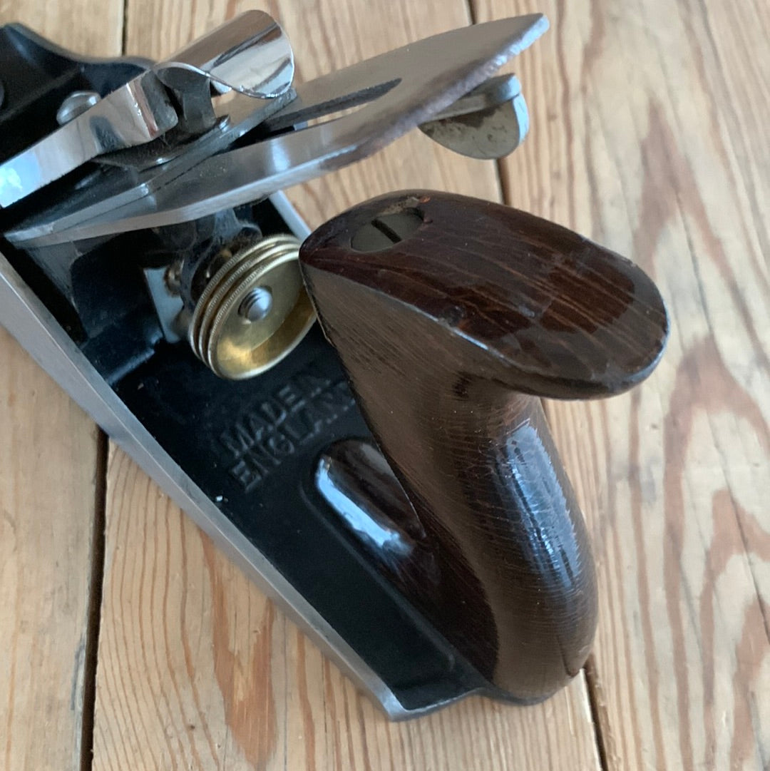 SOLD H309 Vintage STANLEY England No.4 smoothing PLANE IOB