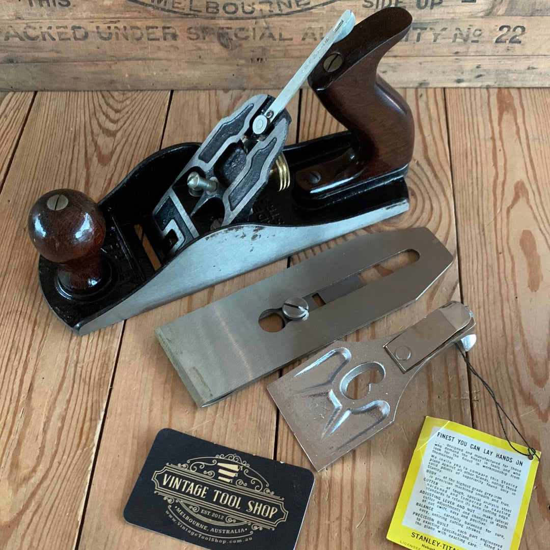 SOLD H427 Vintage STANLEY Australia No.4 1/2 PLANE IOB