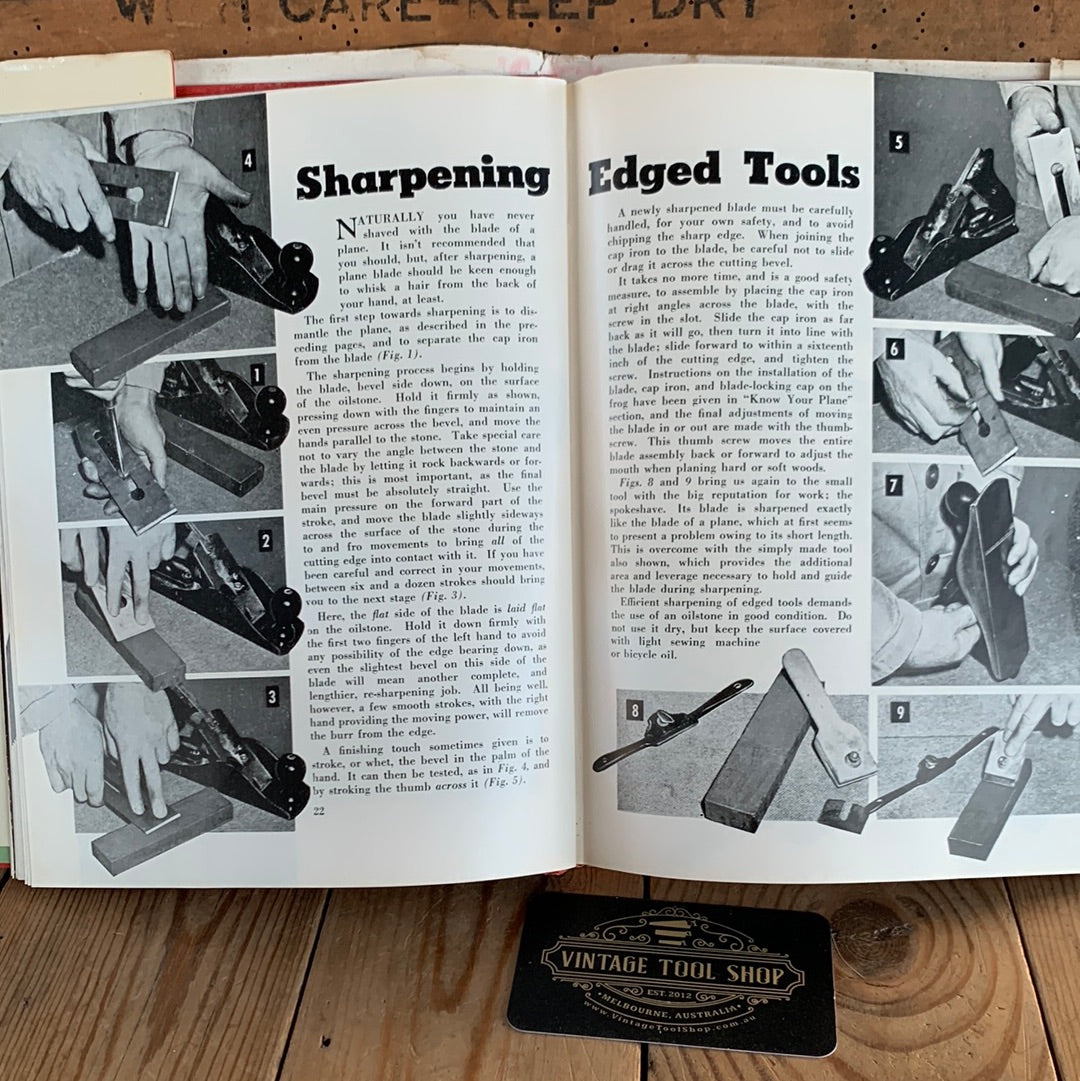 BO25 Vintage 1950s AUSTRALIAN PICTURE HANDYMAN Hand tools craftsman BOOK