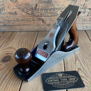 SOLD H320 Vintage RECORD England No. 04 SS Stay-Set smoothing PLANE
