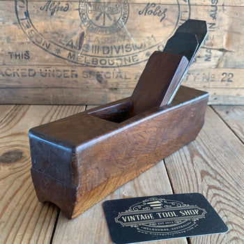 SOLD Y191 Antique FRENCH Handle Makers Wooden PLANE