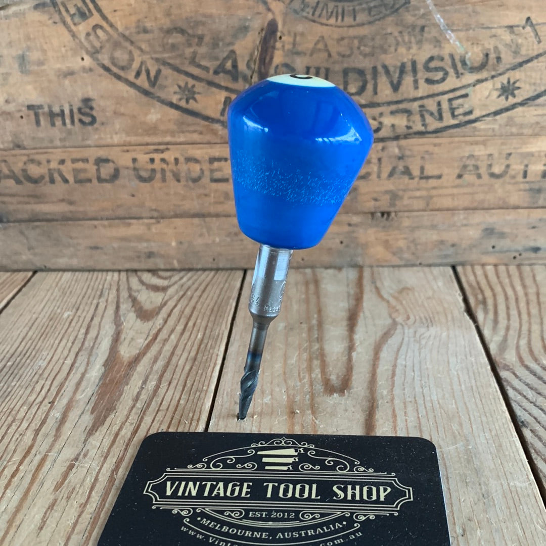 TR89 Repurposed Blue No.2 POOL BALL awl by Tony Ralph