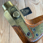 SOLD H500 Antique BROWN Sheffield England BEECH & EBONY Brass Plated wooden BRACE