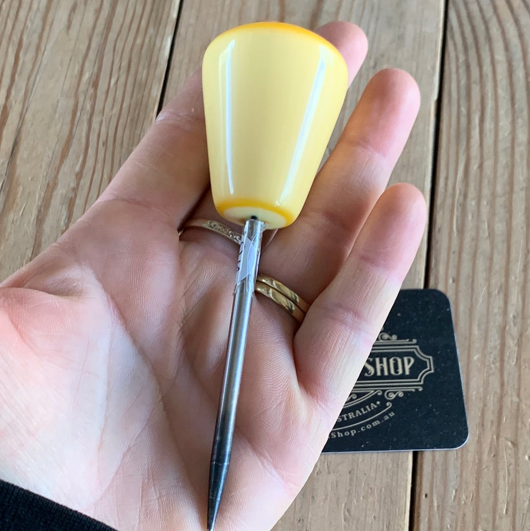 TR95 Repurposed small Yellow No.1 POOL BALL AWL by Tony Ralph