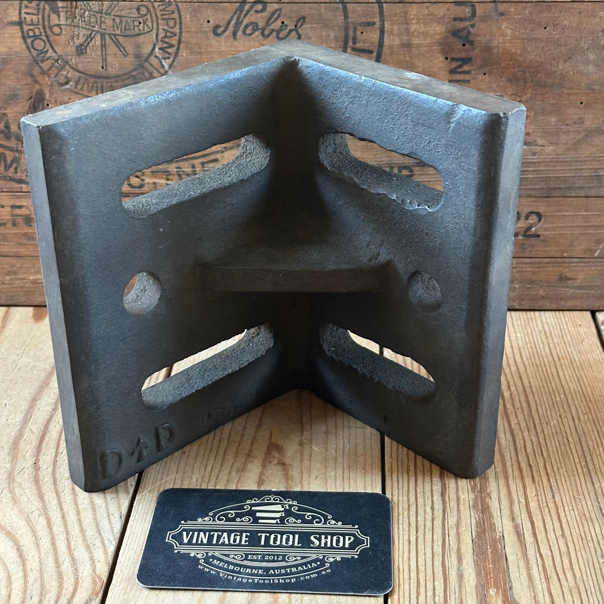 N2083 Vintage metalworking ENGINEERS PRECISION ANGLE PLATE DD war department