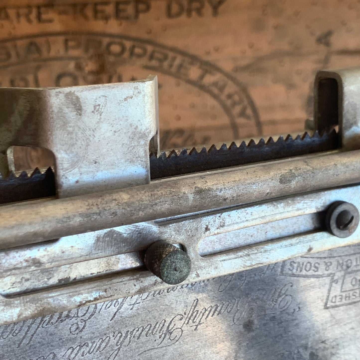 SOLD Vintage FRASER SAW SHARPENER made in Preston Melbourne IOB T2702