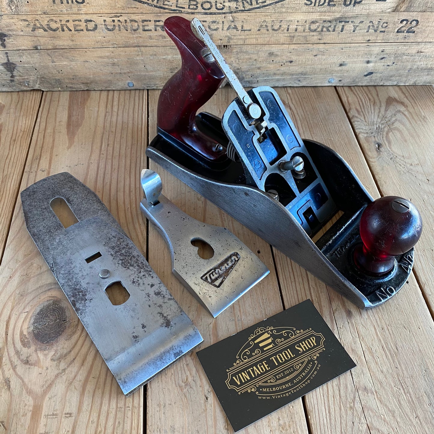 SOLD SCARCE! Vintage Australian TURNER No.4 1/2 smoothing PLANE T7318