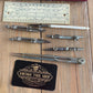 SOLD Vintage fancy STANLEY London DRAFTING tools DRAWING SET Ivory handles in leather box T8714
