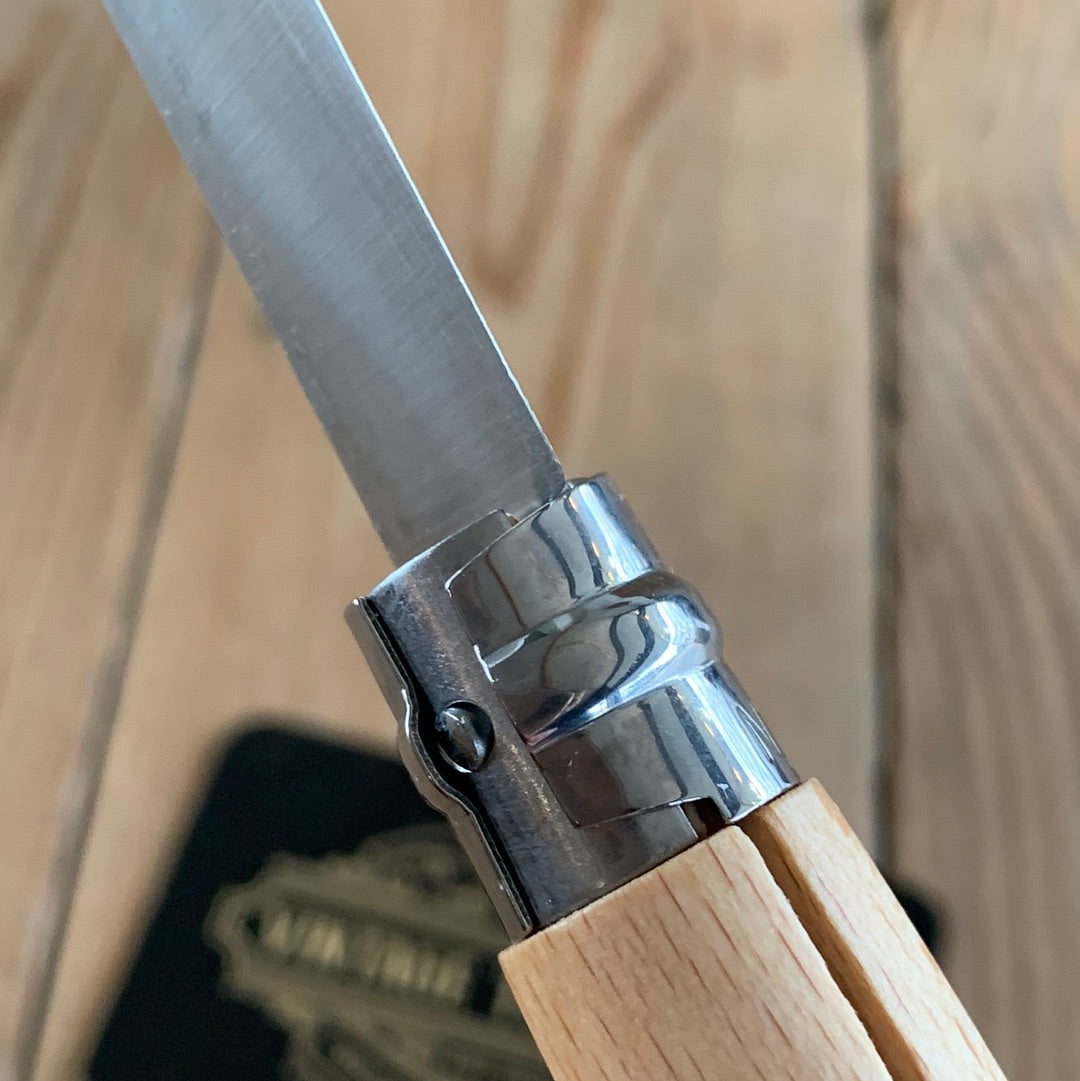 OP6 NEW! 1x French OPINEL No. 6 folding pocket KNIFE Beech wood handle