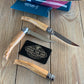 OPS010 NEW! 1x French OPINEL No.10 SLIMLINE Slim folding pocket KNIFE with OLIVE WOOD HANDLE