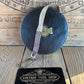 SOLD Vintage ENGLISH linen 78 foot measuring TAPE with LEATHER CASE T3640