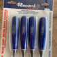 SOLD New Old stock! Set of unused RECORD MARPLES M444 4x Bevelled CHISELS made in England B161