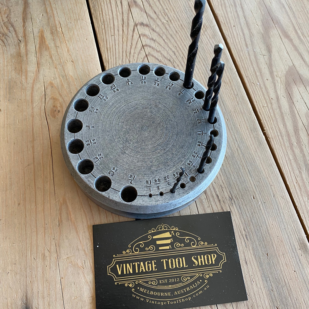 SOLD Vintage ALLOY Drill Bit STAND Holder T685 – Vintage Tool Shop Pty Ltd