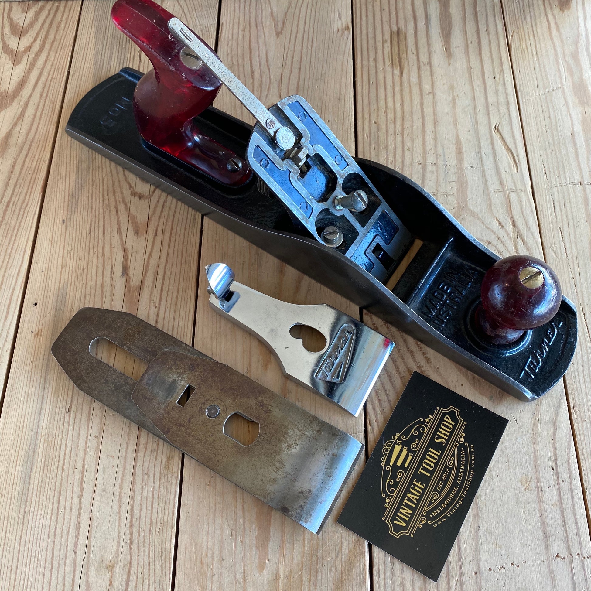 Vintage Australian TURNER No.5 jack plane australia hand tool woodworking planing shaving tool