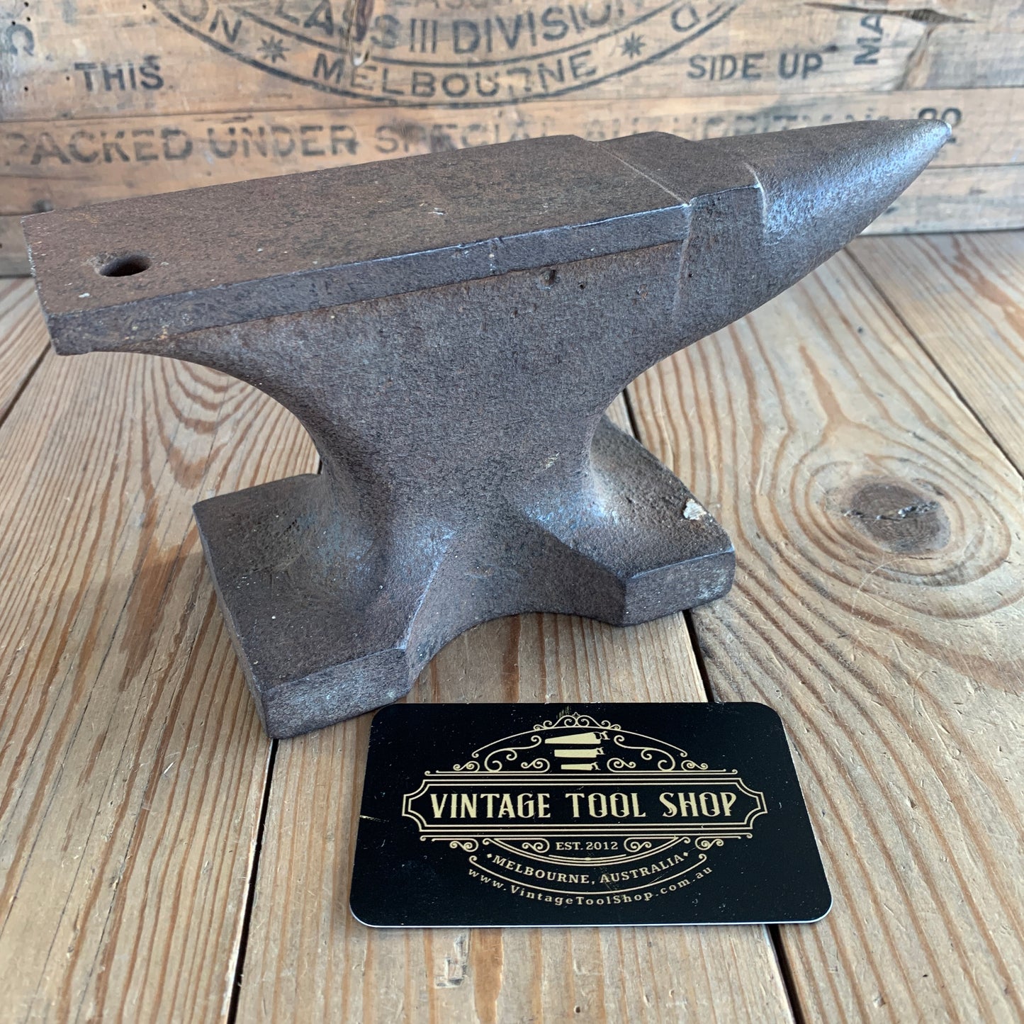 SOLD T9621 Vintage small 4.2 kg jewellers ANVIL