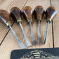 SOLD T10050 Vintage set of 5x Carving CHISELS