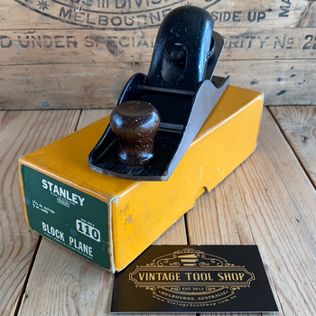 SOLD Vintage STANLEY England No.110 Block PLANE IOB T7851