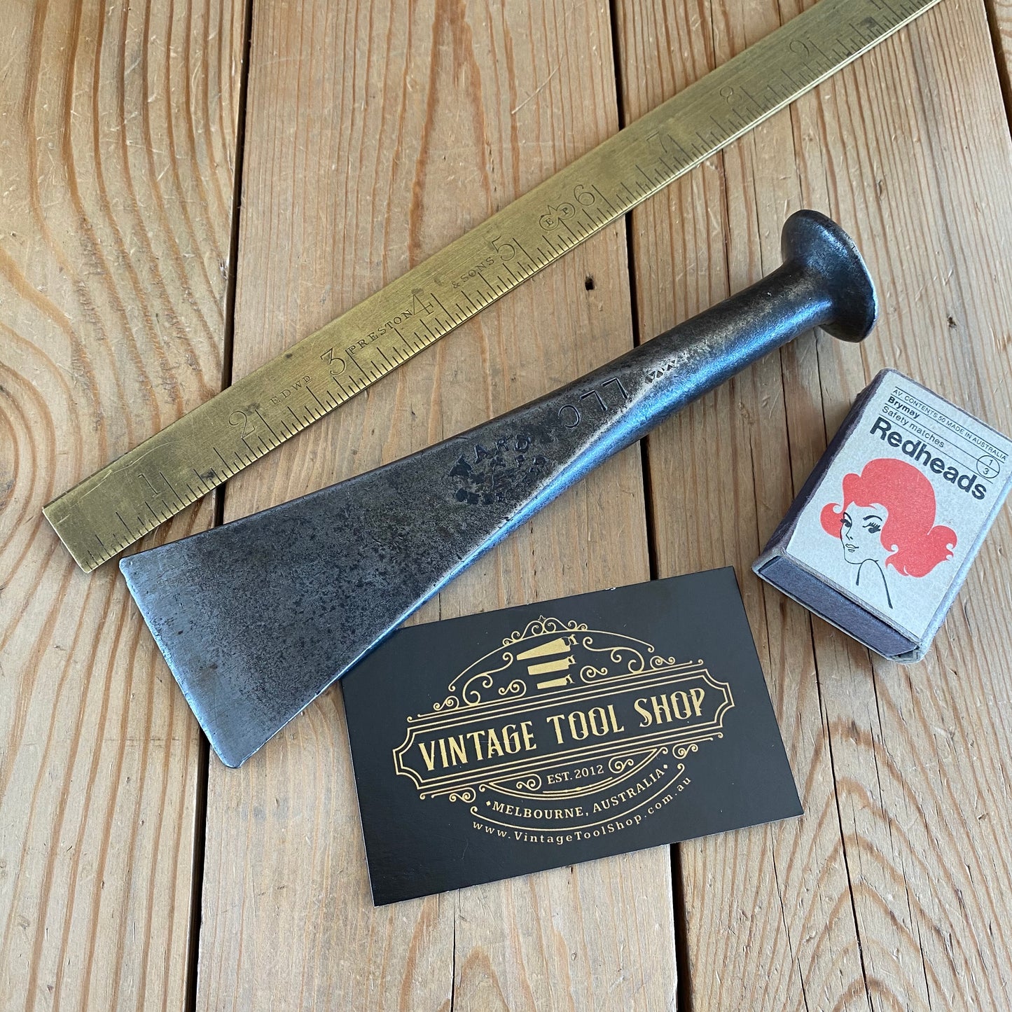 SOLD Vintage WARD England CAULKING IRON shipwright tool T5765